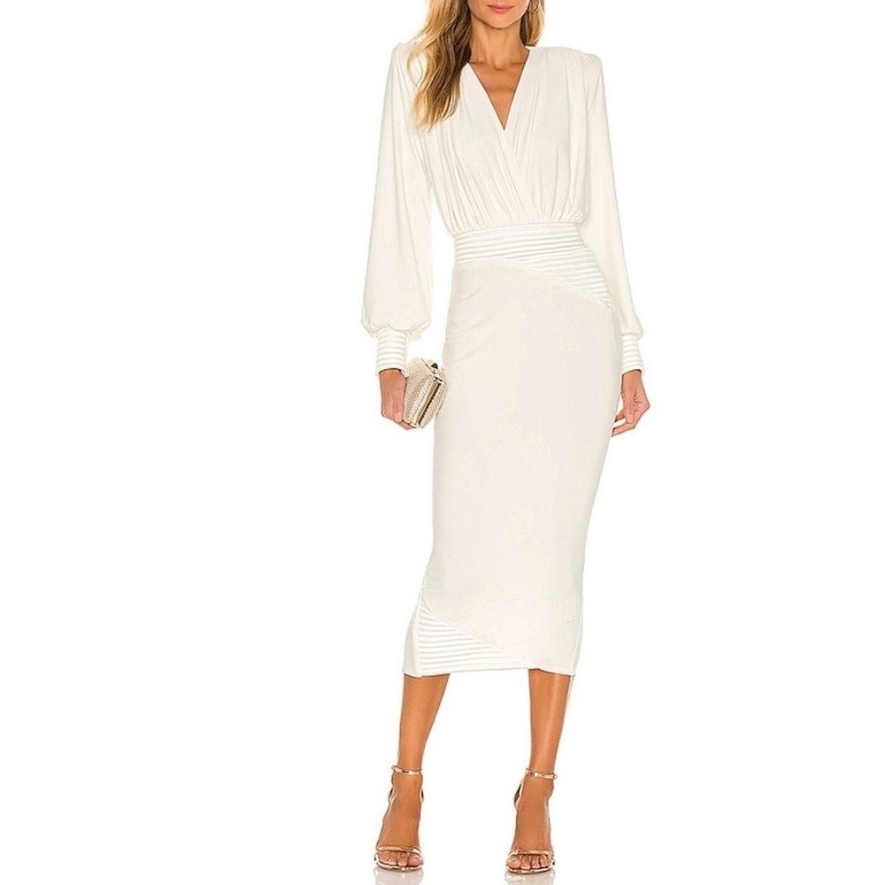 ZHIVAGO Lover Man Cocktail Dress white US8
